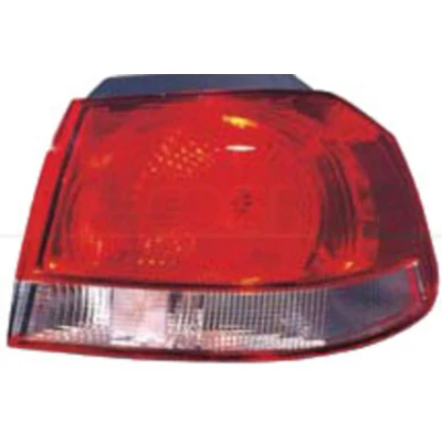 Imagem de PRASCO VG0384174 Farolim esquerda parte exterior branco/vermelho sem porta lâmpadas VOLKSWAGEN: GOLF 6