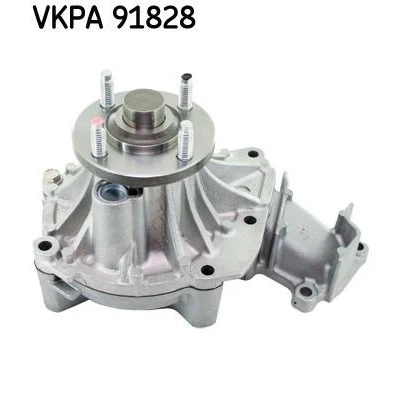 Imagem de SKF VKPA 91828 Bomba de água com perno roscado Metal para accionamento da correia trapezoidal estriada TOYOTA: Land Cruiser Prado 90, Hiace 4 Bus