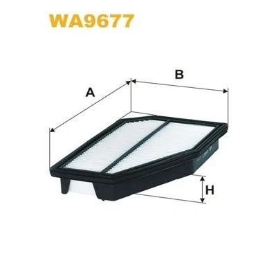 Imagem de WIX FILTERS WA9677 Filtro de ar 45 171 278 Cartucho filtrante HONDA: CIVIC 8 Hatchback