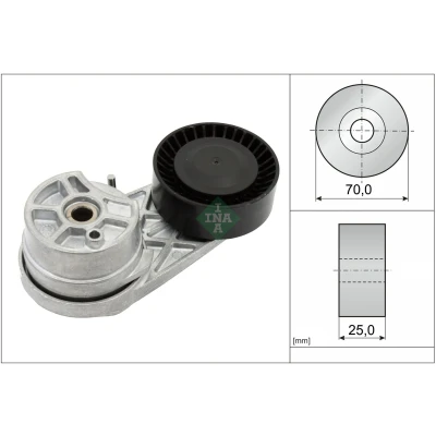 Imagem de INA 534 0725 10 Tensor, correia trapezoidal estriada