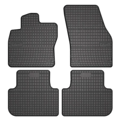 Imagem de FROGUM 547563 Conjunto de tapete chão Borracha à frente e atrás 4 preto medida VOLKSWAGEN: Tiguan II