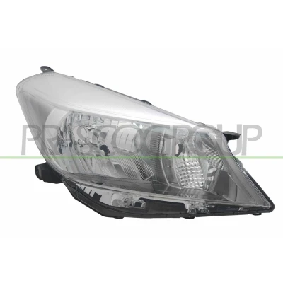 Imagem de PRASCO TY3284813 Farol Principal à direita H4 crómio com motor de regulação do alcance dos faróis TOYOTA: Yaris III Hatchback