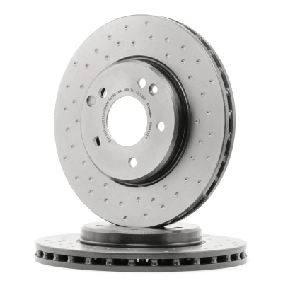 Imagem de BREMBO XTRA LINE 09.8411.1X Disco de travão 288 25 5 perfurado/ventilado revestido alto carbono com parafusos MERCEDES BENZ: Classe C Sedan