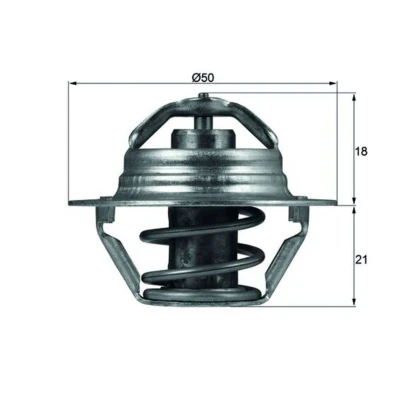 Imagem de MAHLE ORIGINAL TX 100 89D Termóstato, líquido de refrigeração 89 com junta RENAULT: MEGANE 3 Coupe, CLIO 2, 2 Kombi, OPEL: Vivaro A Van