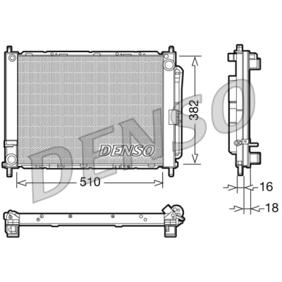 Imagem de DENSO DRM23102 Kit radiador com secador 3242g RENAULT: Clio 3, III Grandtour