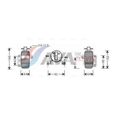 Imagem de AVA COOLING SYSTEMS CRD060 Filtro Secador R134a Aço