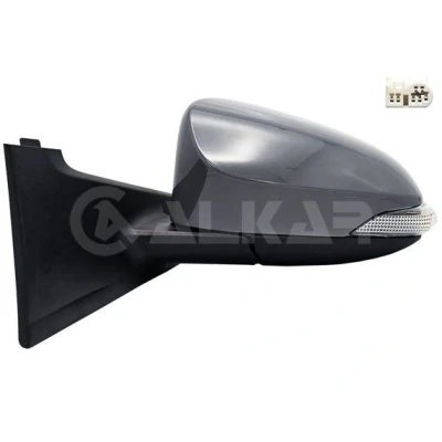 Imagem de Espelho retrovisor Alkar 6139259 esquerda com subcapa elétrico aquecível, convexo TOYOTA: Yaris III Hatchback