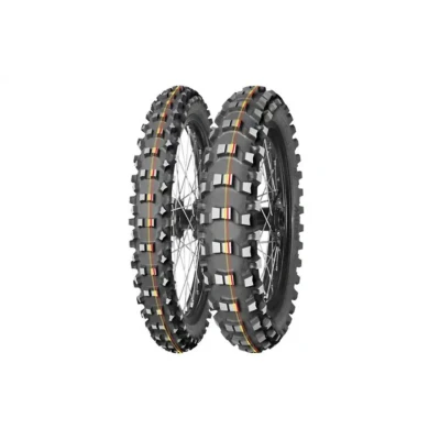 Imagem de Mitas Terra Force MX SM ( 70/100 19 TT 42M Composto de borracha SOFT Médio, NHS, Rodas dianteiras, rot &amp; gelb )