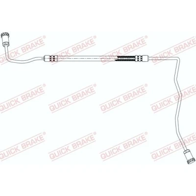 Imagem de QUICK BRAKE 96.021 Mangueira de Travão 700 M10x1 RENAULT: MEGANE 3 Coupe, Grandtour