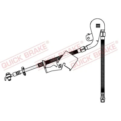 Imagem de QUICK BRAKE 58.803X Mangueira de Travão 400mm M10x1 com rosca interior, exterior