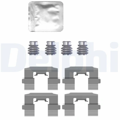 Imagem de DELPHI LX0731 Kit de acessórios, pastilhas travão