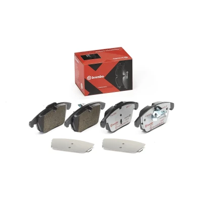 Imagem de BREMBO P 44 020X Jogo de pastilhas para travão disco excl. contacto aviso desgaste sem acessórios LAND ROVER: Range Rover Evoque
