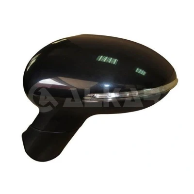 Imagem de Espelho retrovisor Alkar 6150660 à direita brilhante elétrico aquecível, dobrável electricamente, convexo para veículo com volante esquerda