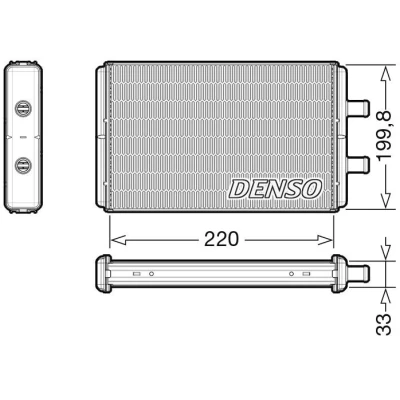 Imagem de DENSO DRR12016 Radiador Quente IVECO: DAILY 3