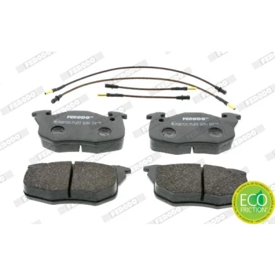 Imagem de FERODO PREMIER ECO FRICTION FDB729 Jogo de pastilhas para travão disco incl. contacto aviso desgaste sem acessórios CITROËN: Saxo Hatchback