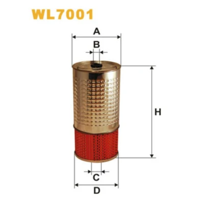 Imagem de Filtros de óleo wix filters wl7001
