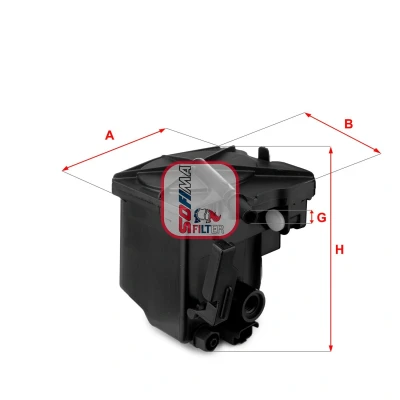 Imagem de Filtro de combustível SOFIMA S7420NR
