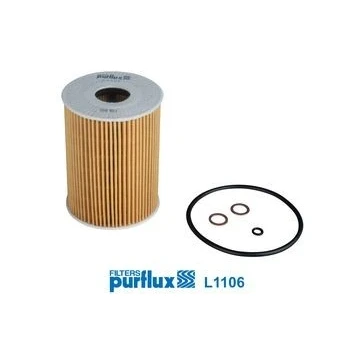 Imagem de PURFLUX L1106 Filtro de óleo Cartucho filtrante BMW: 3 Sedan, Coupe, Cabrio