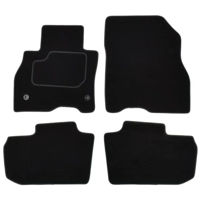 Imagem de MAMMOOTH A041 NIS67 PRM 01 Conjunto de tapete chão Têxtil à frente e atrás 4 preto NISSAN: Leaf I