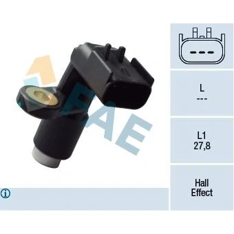 Imagem de FAE 79415 Gerador de Impulsos 3 Sensor Hall CHRYSLER: Voyager 4, / Grand