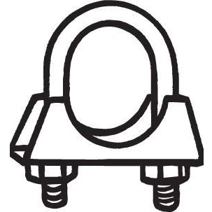 Imagem de BOSAL 250 162 Peça de aperto, sistema escape 62