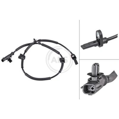 Imagem de A.B.S. 31713 Sensor de ABS activo 720mm 810mm 28mm preto FORD: Ecosport Mk2