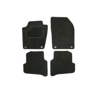 Imagem de MAMMOOTH A041 SKO41 PRM 01 Conjunto de tapete chão Têxtil à frente e atrás 4 preto medida SKODA: Fabia III Carrinha, Hatchback