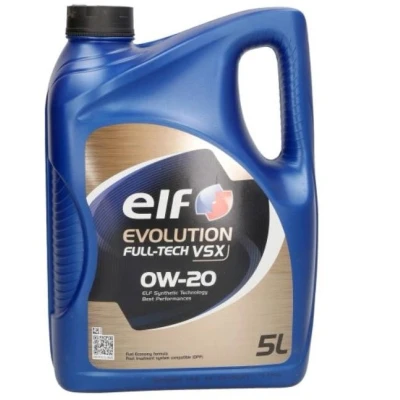 Imagem de Elf Evolution Full Tech VSX 0W 20 5l Óleo do motor 2214229 VOLKSWAGEN: Golf 7, Polo V Hatchback, 7 Variant, AUDI: A3 Sportback, Sedan