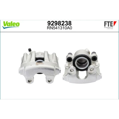 Imagem de FTE 9298238 Pinça de travão cinzento Ferro fundido Eixo dianteiro, lado esquerdo sem suporte BMW: 3 Sedan, Touring, Compact