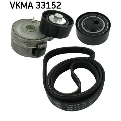 Imagem de SKF VKMA 33152 Jogo de correias trapezoidais estriadas PEUGEOT: 206 Van, Partner I CITROËN: Berlingo / First Van