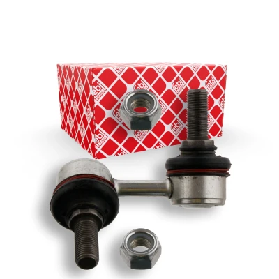 Imagem de FEBI BILSTEIN 24927 barra / escora, estabilizadora Eixo dianteiro, lado esquerdo 61 M12 x 1,25 ProKit com porca autoblocante