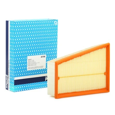Imagem de PURFLUX A1195 Filtro de ar 57 190 244 Cartucho filtrante RENAULT: GRAND SCENIC 2, MEGANE 2 Kombi