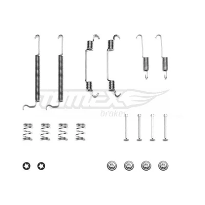 Imagem de TOMEX brakes TX 40 57 Kit de acessórios, maxilas do travão Eixo traseiro