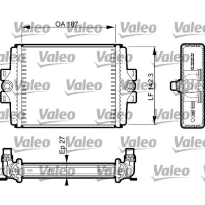 Imagem de VALEO 735467 Radiador, arrefecimento do motor Alumínio 187 142 27 BMW: 3 Sedan, Touring