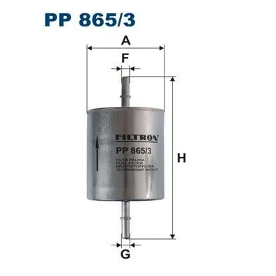Imagem de Filtro de combustivel filtron pp865/3