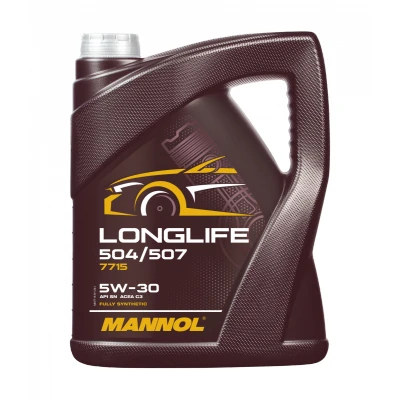 Imagem de Mannol Longlife 504/507 5W 30 5l Óleo do motor MN7715 5ME BMW: 3 Sedan, Touring, VOLKSWAGEN: Golf 4, 7, 5