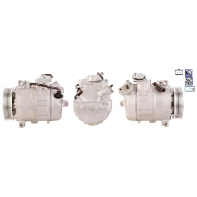 Imagem de LUCAS ACP748 Compressor PAG 46 R 134a com juntas BMW: 5 Sedan, Touring, 3 Coupe
