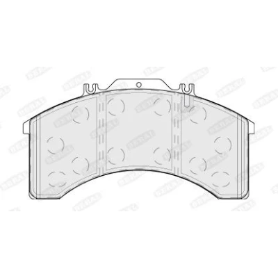 Imagem de BERAL BCV29011T Jogo de pastilhas para travão disco preparado indicador aviso desgaste IVECO: EuroCargo I III