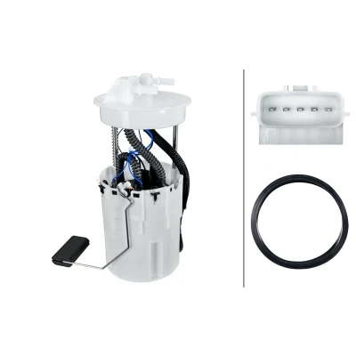 Imagem de HELLA 8TF 358 306 641 Unidade de alimentação combustível com junta, sensor nível elétrico Gasolina