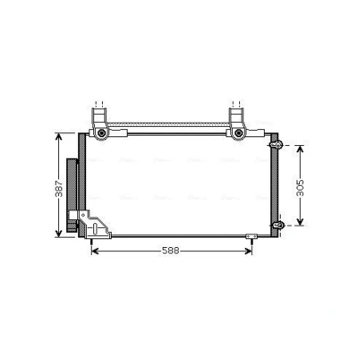 Imagem de Condensador, ar condicionado AVA COOLING HDA5186D