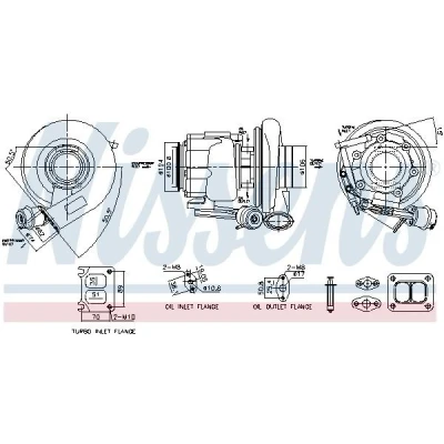 Imagem de NISSENS 93717 Turbocompressor accionado pelos gases de escape pneumático