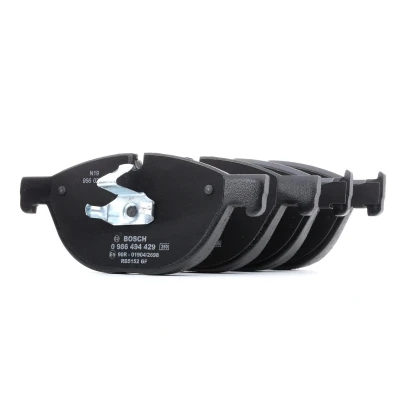 Imagem de BOSCH 0 986 494 429 Jogo de pastilhas para travão disco Baixo teor metálico com chapa anti ruído, grampo do êmbolo BMW: 5 GT, Touring