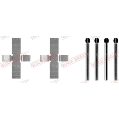 Imagem de QUICK BRAKE 109 0902 Kit de acessórios, pastilhas travão OPEL: Kadett C Sedan, Manta A Coupe, CC, BMW: 3 Sedan