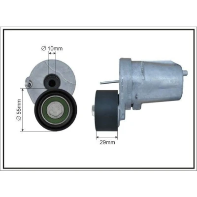Imagem de CAFFARO 500036SP Tensor, correia trapezoidal estriada BMW: 5 Touring