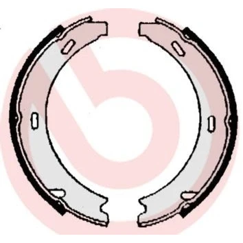 Imagem de BREMBO S 50 508 Maxilas de Travão Mão MERCEDES BENZ: Classe E T modell