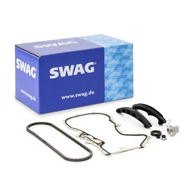 Imagem de SWAG 30 10 2423 Jogo de correntes distribuição Corrente dentada, fechada VOLKSWAGEN: Scirocco III, Golf 5, Polo IV Hatchback