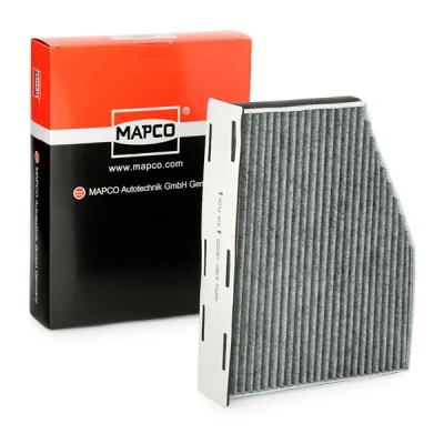 Imagem de MAPCO 67801 Filtro, ar do habitáculo Filtro de carvão ativado 288 215 34 cinco quinas VOLKSWAGEN: GOLF 5, 6, Passat B6 Variant
