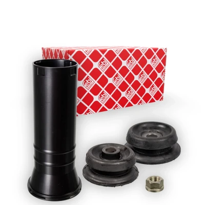 Imagem de FEBI BILSTEIN 109508 Kit de reparação, suporte apoio do conj. mola/amortecedor Eixo dianteiro sem rolamentos esferas com material montagem