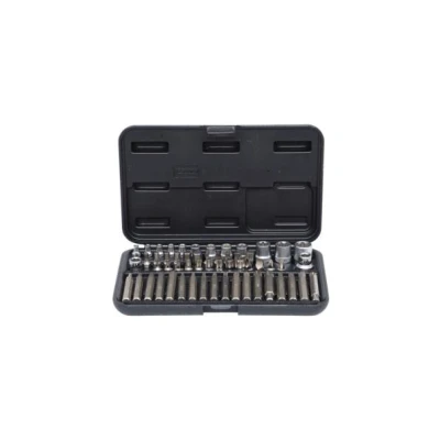Imagem de KS TOOLS 911.4305 Conjunto de soquete 57 Aço para ferramentas 1/2, 1/4, 3/8polegadas quadrado, sextavado exterior