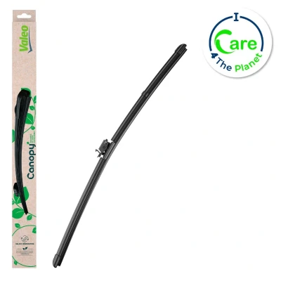 Imagem de Escova do limpa vidros Valeo Canopy 583963 550mm plana, Borracha limpeza fabricada com &gt;80% materiais sustentáveis